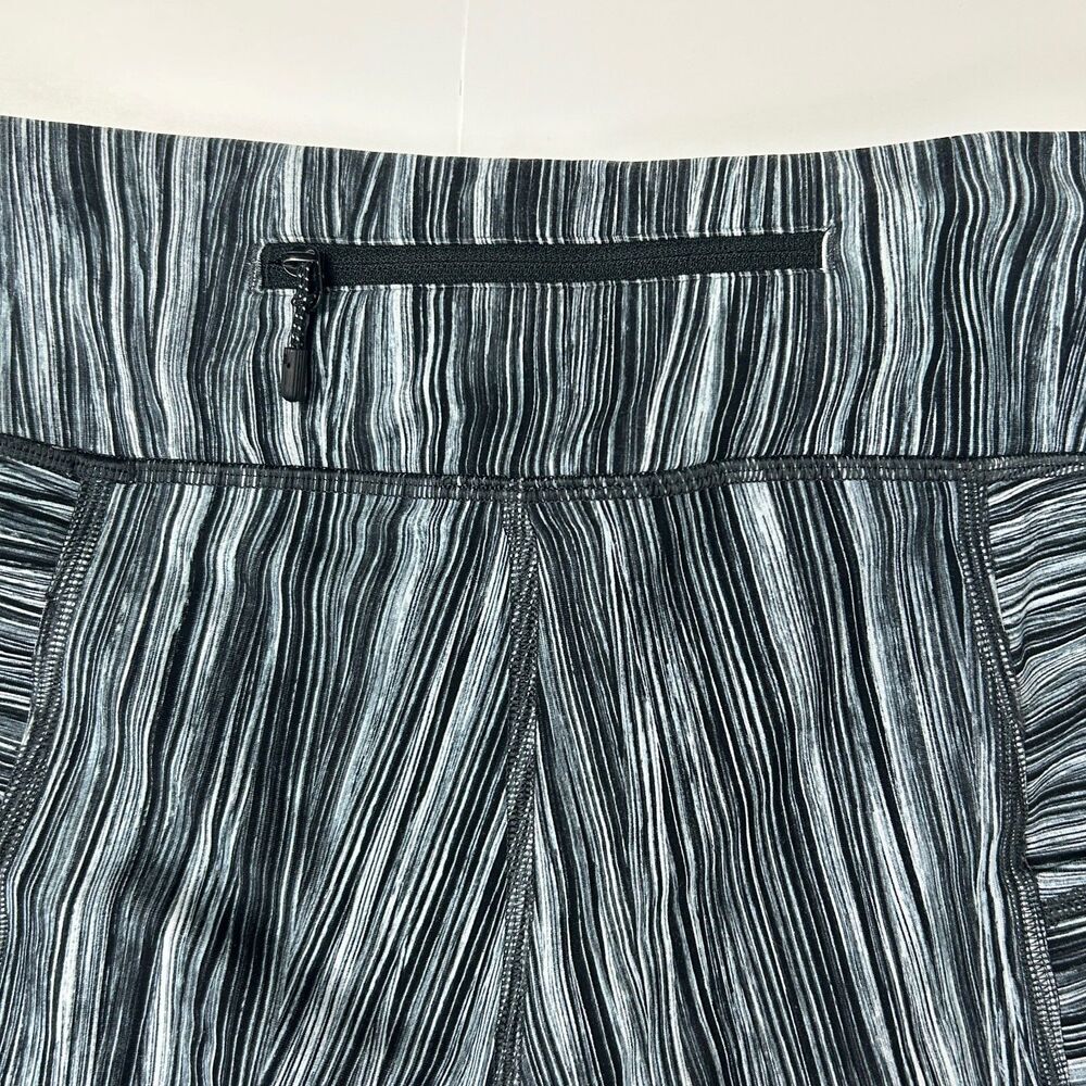 Lululemon Tight Stuff II Leggings Yoga Pants Low Tide Alpine White Black sz 6 - Picture 7 of 13
